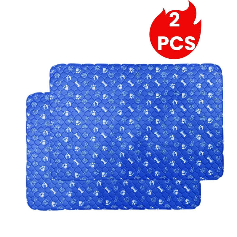 2pcs Large Pet Dog Pee Pads,Reusable Dogs Puppy Pads Pet Training Pads for Dogs, Absorbent and Leak-Proof Whelping Pads,Size:M