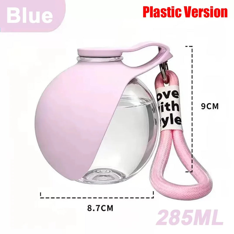 Dog Travel Water Bottle — Stainless Steel, Bowl + Waste Bag Dispenser