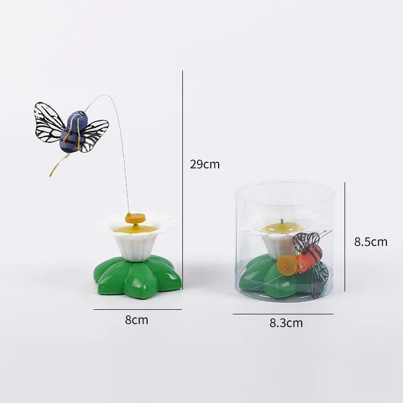 Cat Toys Rotating Electric Flying Butterfly Flying Bird Automatic Cat Teaser Toy Intelligent Training Fun Plaything Pet Supplies