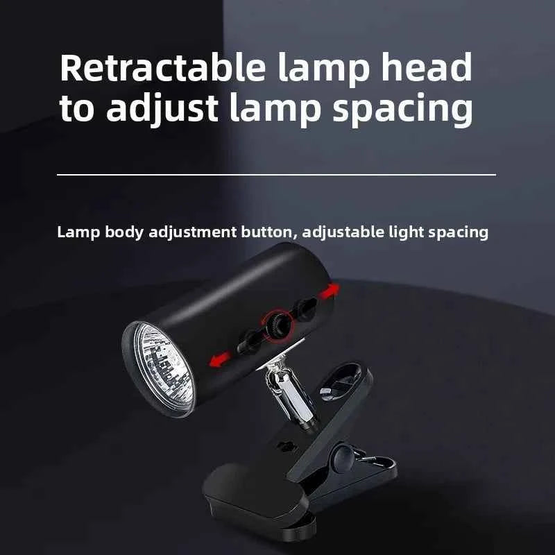Reptile UVB Heating & Basking Light, Terrarium Insulation Lamp with Sterilization, Aquarium Sunlight Bulb for Reptile Tank