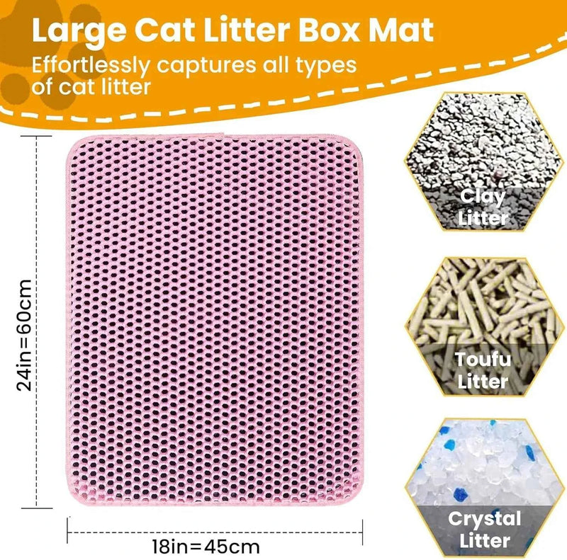 Waterproof Double Layer Cat Litter Mat