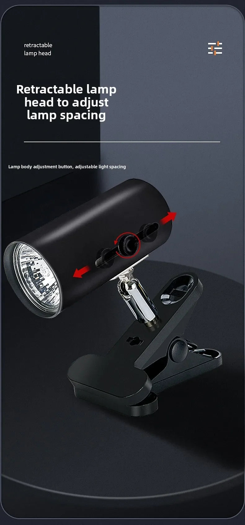 Reptile UVB Heating & Basking Light, Terrarium Insulation Lamp with Sterilization, Aquarium Sunlight Bulb for Reptile Tank
