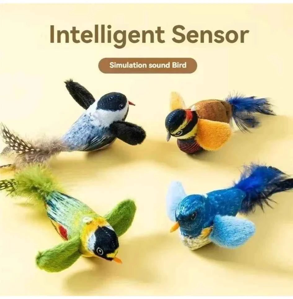 Cat Toys For Indoor Cats Interactive Cat Toy Realistic Bird Sound Cat Toy Plush Cat Toy Catnip Cat Toy for Cats Kitten Toy