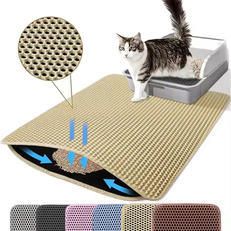 Waterproof Double Layer Cat Litter Mat
