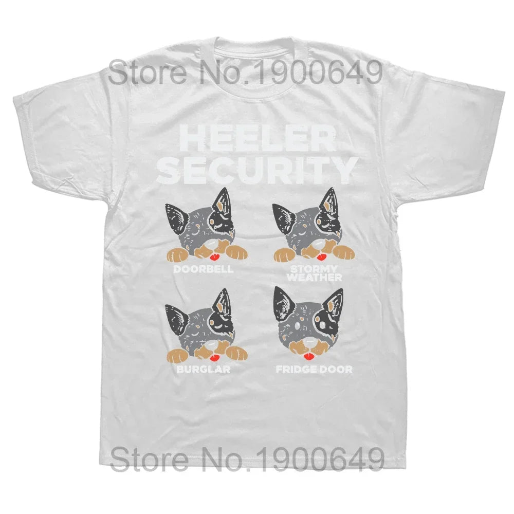 Funny Blue Heeler I Herd You Australian Cattle Dog T Shirts Summer Graphic Cotton Streetwear Short Sleeve Birthday Gifts T-shirt