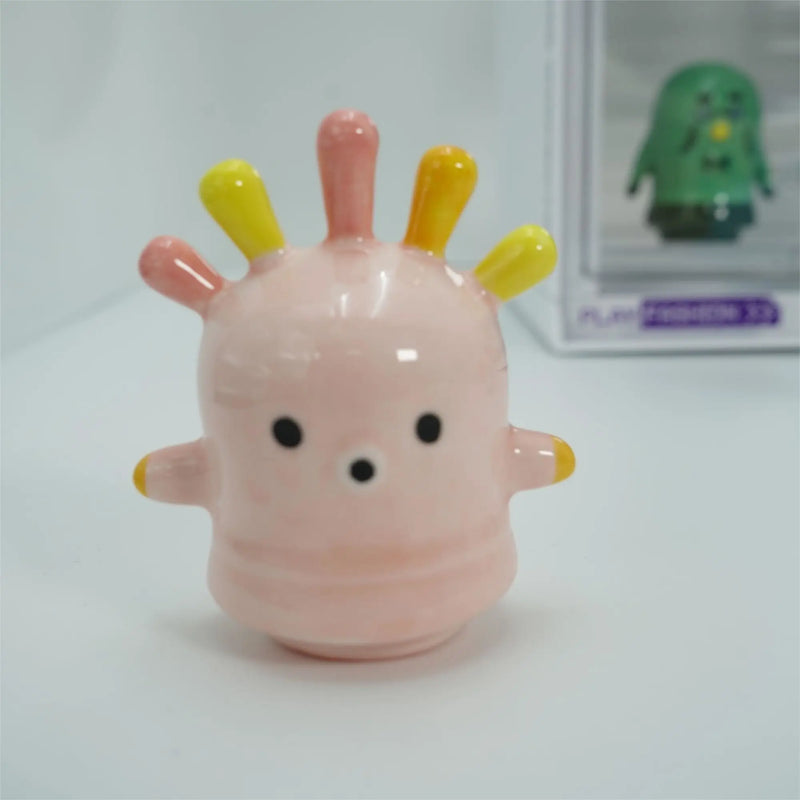 Ceramic Animals Pottery Figurine Crossings Game Model Collection Toys Desktop Ornament Kawaii Miniature Decoration Girls Gifts