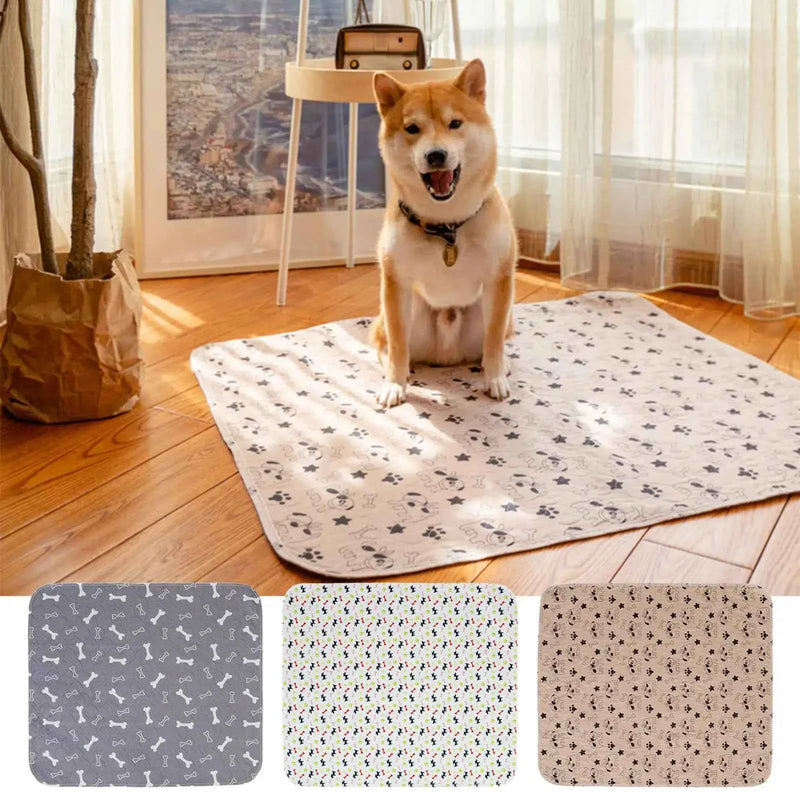 Dog Pee Pads Fast Absorbent Pet Training Mat Reusable Washable Absorbent Pee Pads For Home Potty Playpen Crate Litter pad