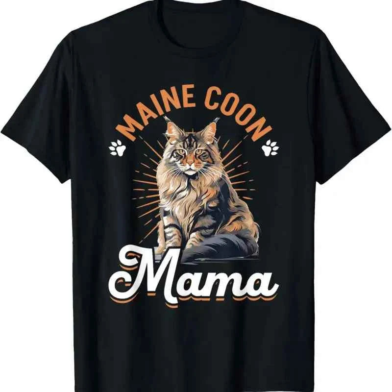 Maine Coon Cat Breed Pet Mama T Shirt