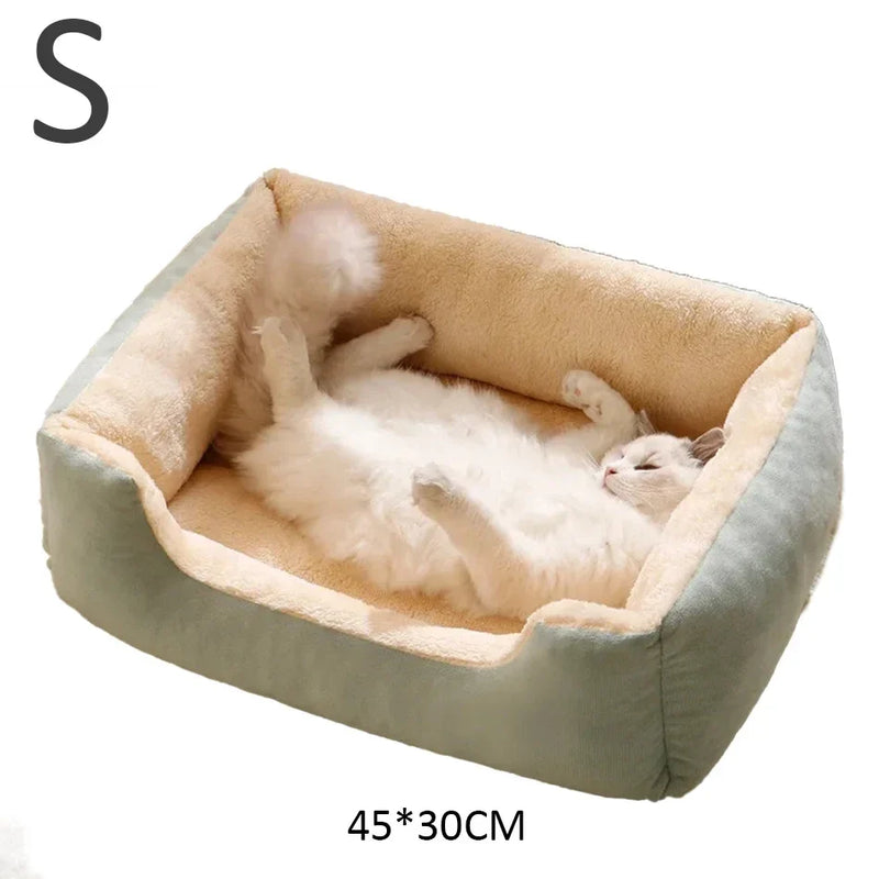 Cat & Dog Bed – Cozy Pet Cushion, Basket, and Habitat for Cats, Kittens & Small Dogs