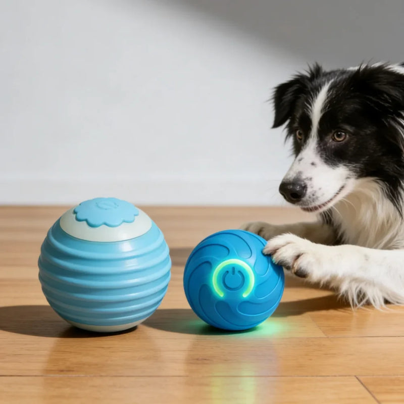 Pet Toy Ball with Tail Rope，Smart Automatic Pet Chase Ball Toy, Upgraded Speedy Tail Kitten Toy for Bored Indoor Adult Pets