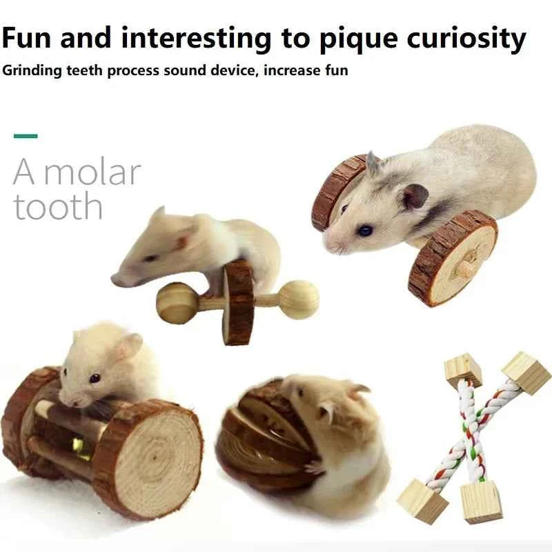Toys for Guinea Pigs Toys for Rabbits Pets Rodent Edible Rabbit Rat Guinea Pig Hamster Toy CWJ01
