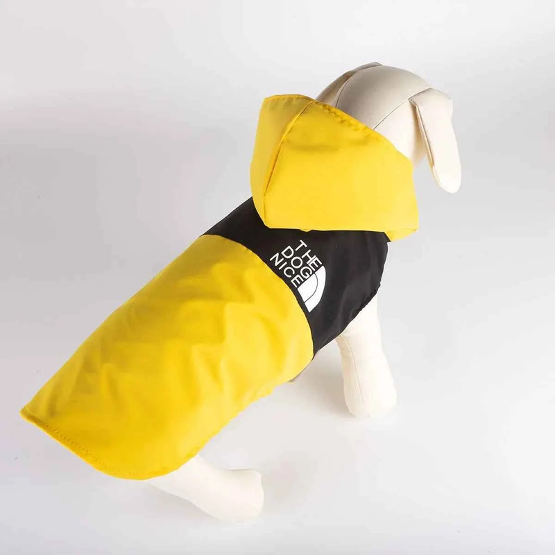 Waterproof Raincoat Jacket for Dogs Teddy Spring Autumn Handsome Pet Clothing Popular Doggy Outerwear