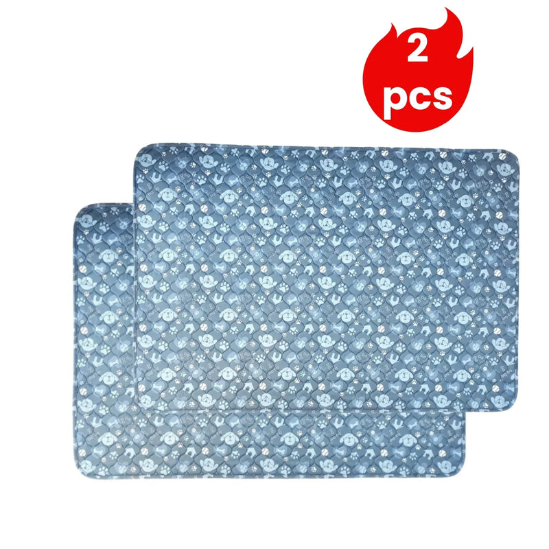 2pcs Large Pet Dog Pee Pads,Reusable Dogs Puppy Pads Pet Training Pads for Dogs, Absorbent and Leak-Proof Whelping Pads,Size:M