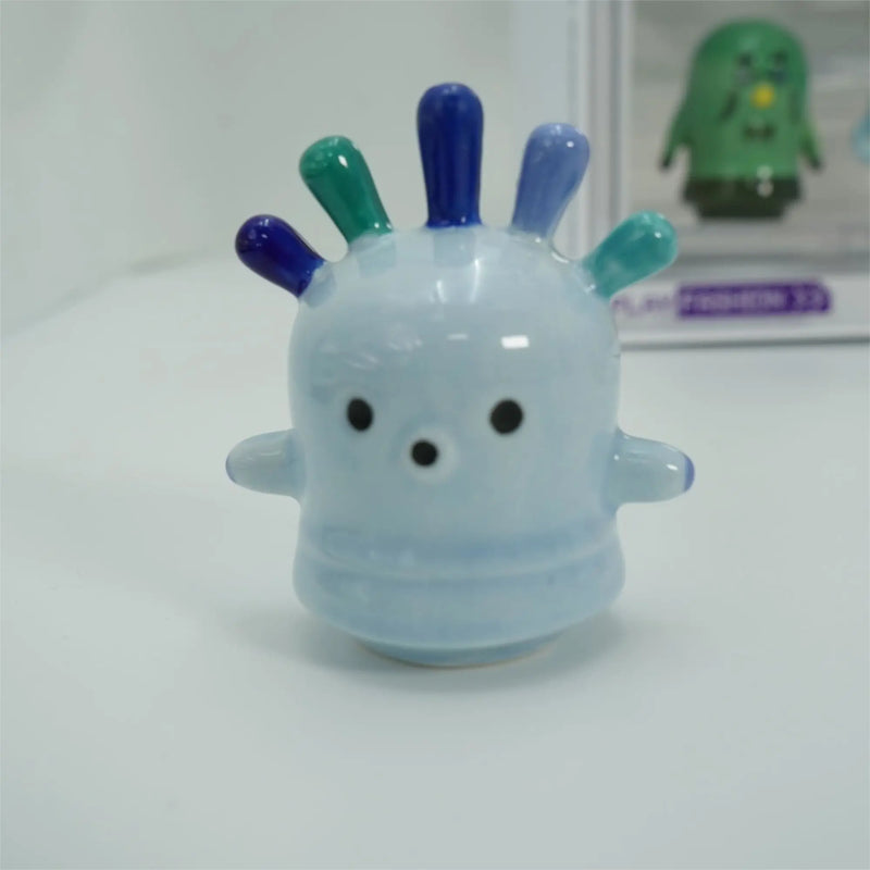 Ceramic Animals Pottery Figurine Crossings Game Model Collection Toys Desktop Ornament Kawaii Miniature Decoration Girls Gifts
