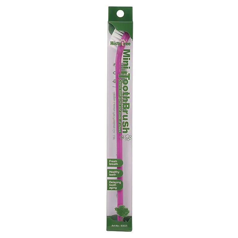 Vet Recommended Dog/Cat Toothbrush - Micro Head Teeth Cleaning Tool for Small Mouth Dogs Cats, 360° Gum Care Pet Dental Kit
