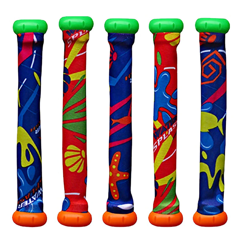 Pool Diving Sticks - 5-Piece Underwater Toy Set for Kids