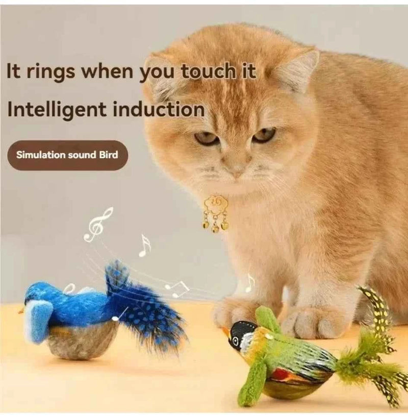 Cat Toys For Indoor Cats Interactive Cat Toy Realistic Bird Sound Cat Toy Plush Cat Toy Catnip Cat Toy for Cats Kitten Toy