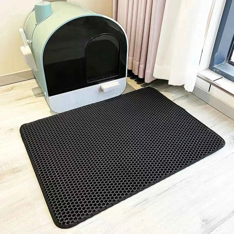 🎁 DOEL™ Anti-Tracking Cat Litter Mat — Waterproof, Double-Layer Design (Mess-Free Floors + Easy Cleanup) (100% off)
