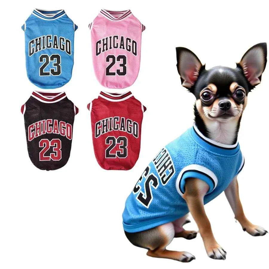 Dog Basketball Jersey Clothes Boy Girl Dog Pet Vest Clothes Puppy Shirt Apparel Cute Outfit Summer T-shirt for All Breeds XS-5XL