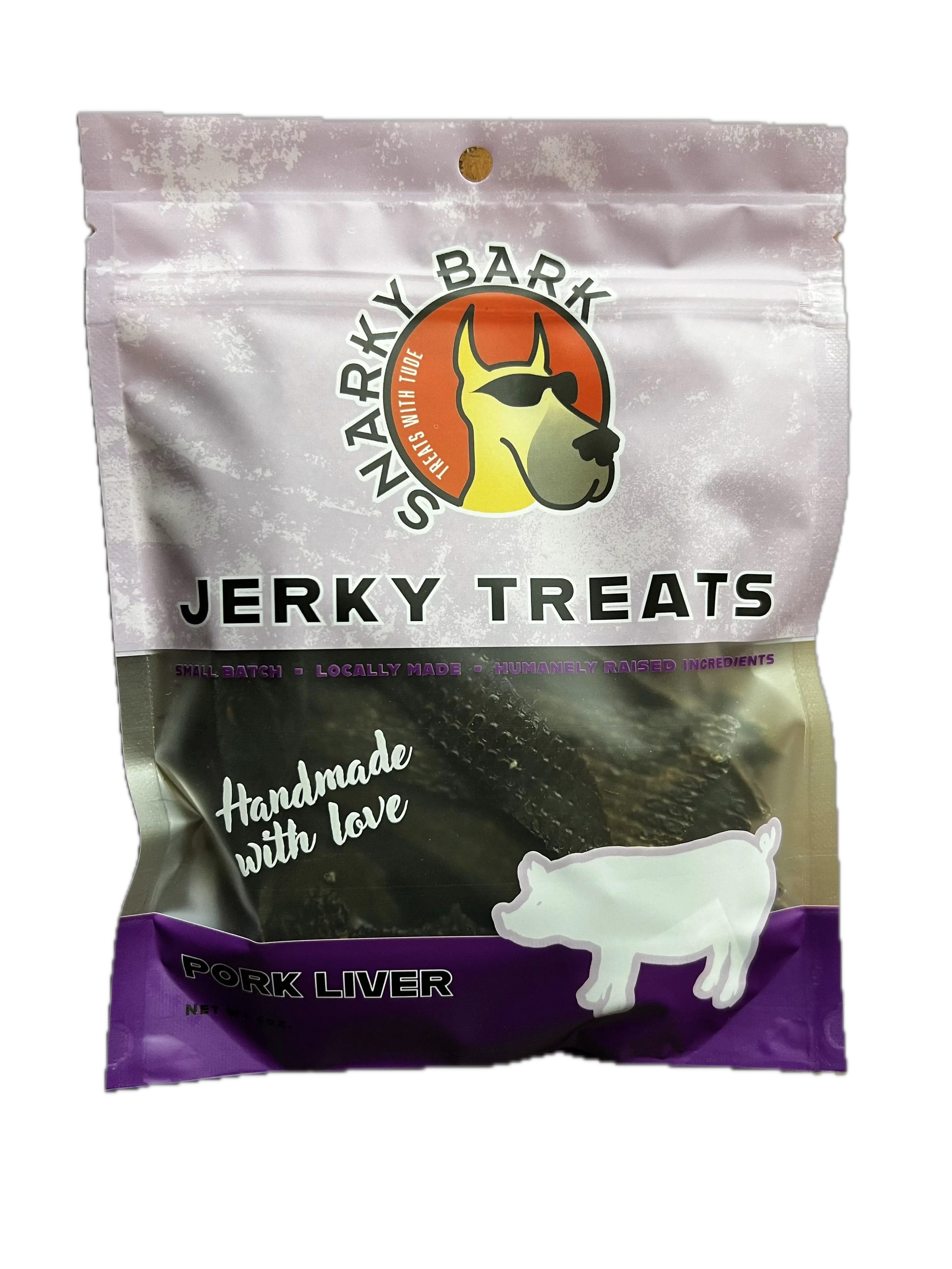 Snarky Bark Pork Liver Jerky - K9 Outdoors