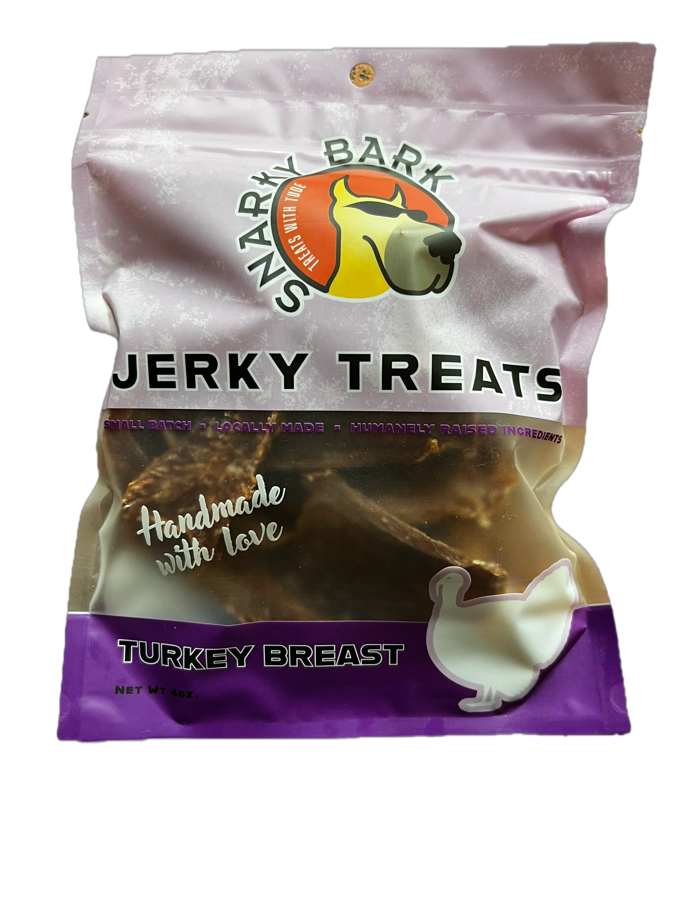 Snarky Bark Turkey Breast Jerky - K9 Outdoors