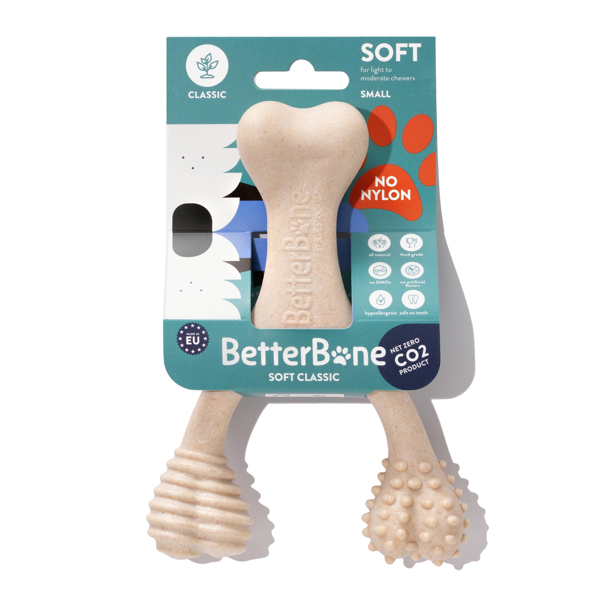 BetterBone SOFT Durability CHEW TOY: Natural Ingredients, Perfet for Teething Puppies, Senior Dogs & Gentle Chewers BetterBone All Natural Eco-Friendly Dog Chews & Bones