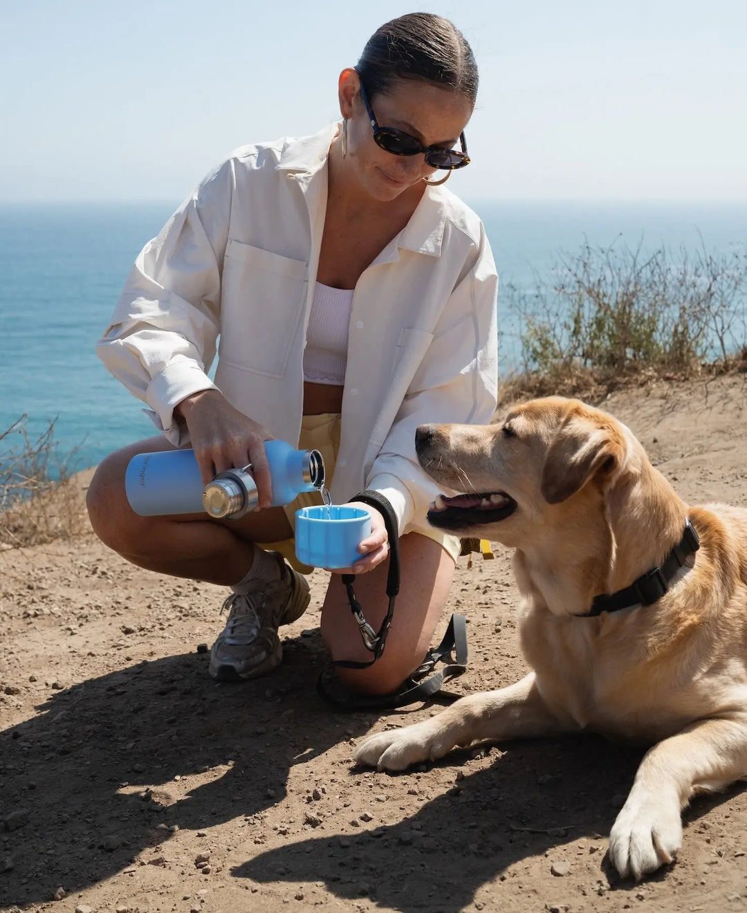 24oz Dog & Me Insulated Travel Dog Water Bottle