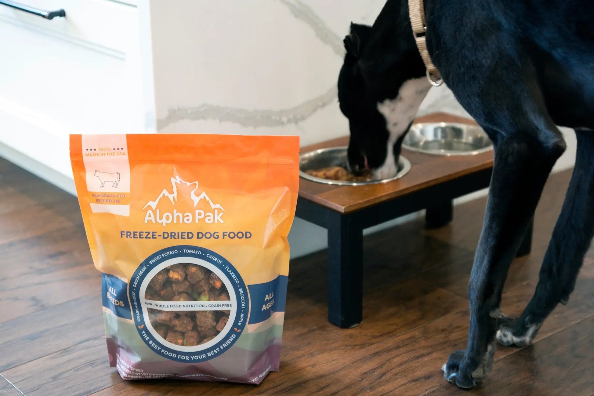 PREMIUM RAW FREEZE DRIED DOG FOOD BEEF Alpha Pak