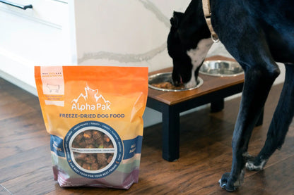 PREMIUM RAW FREEZE DRIED DOG FOOD BEEF Alpha Pak