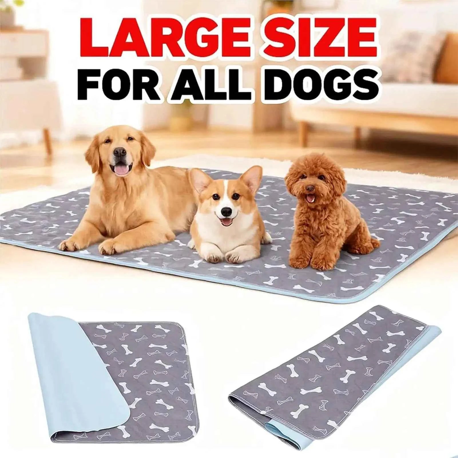Pee Pads for Dogs Fast Absorbent Training Mat Leak Protection Odor Control Reusable Puppy Pee Pads for Cats Potty Training Home