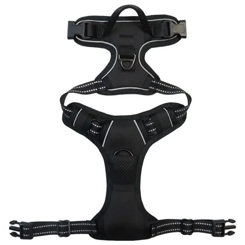 YOUSE Reflective Nylon Dog Harness - Adjustable Breathable Vest
