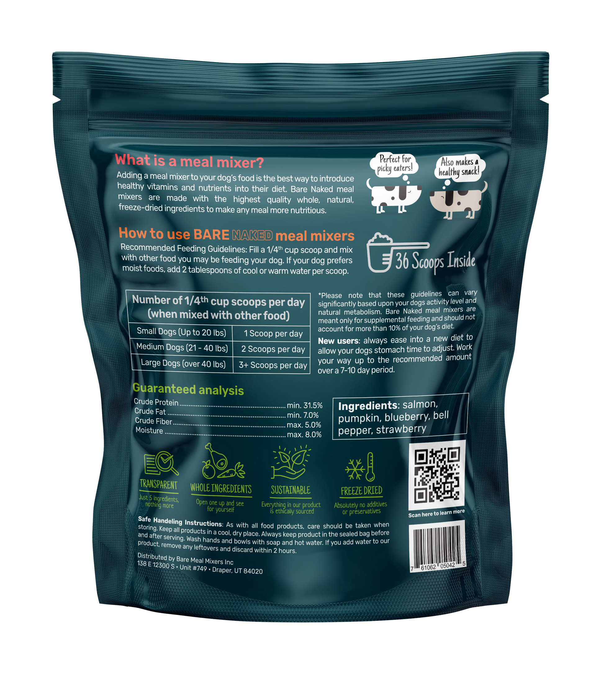 Salmon Mixer - 12oz Bare Naked Pet Co.