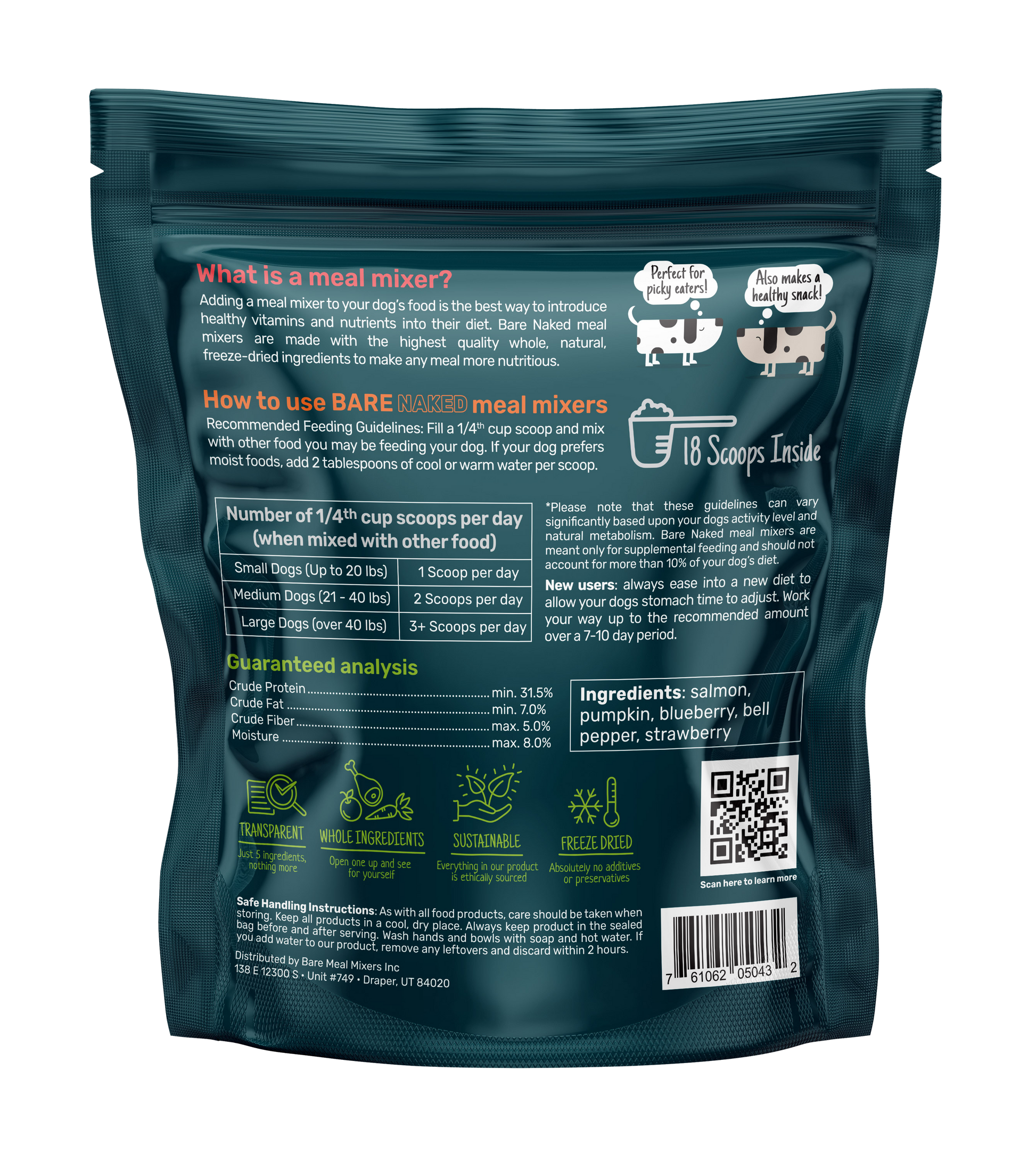 Salmon Mixer - 6oz Bare Naked Pet Co.