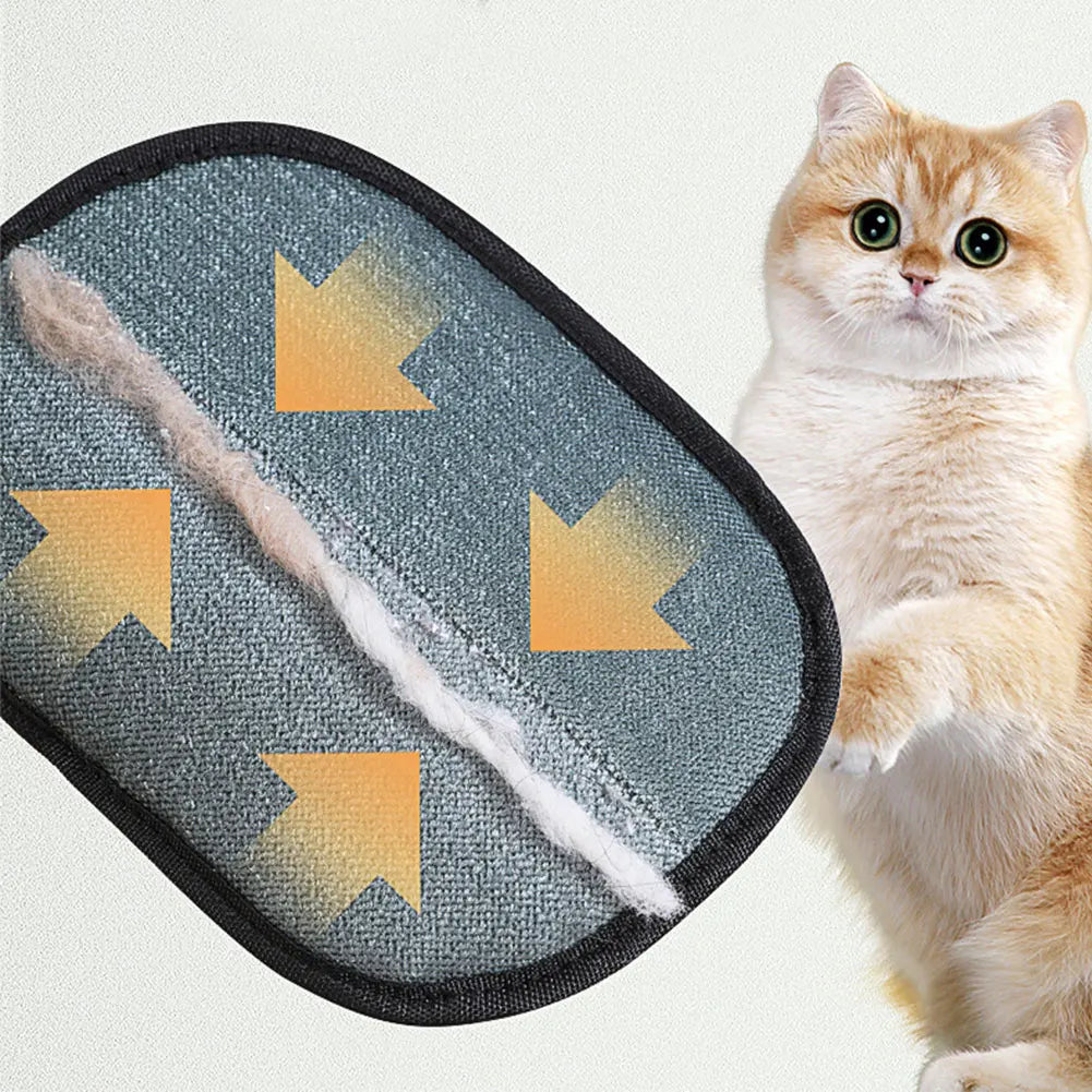 Alloet Double-Sided Pet Hair Remover Mitts for Cats and Dogs