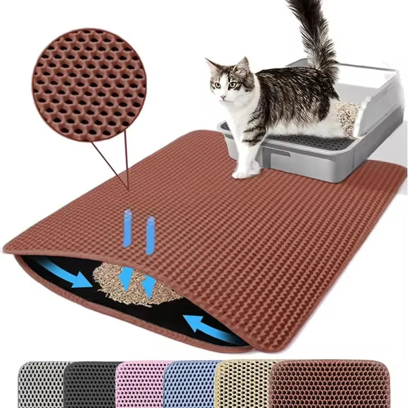 Waterproof Double Layer Cat Litter Mat
