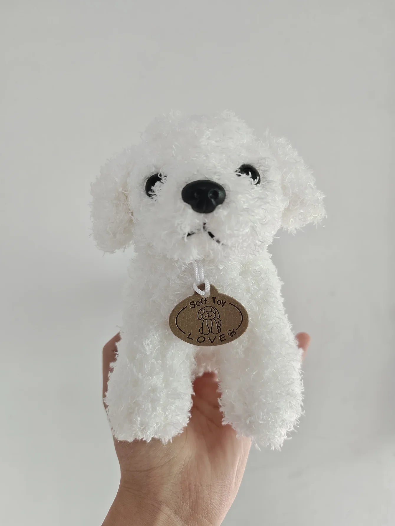 Teddy Dog Plush Toy for Pet Interactive Chew-resistant Puppy Teething Boredom Relief Soft Stuffed Animal Toy for Dog Theme Party