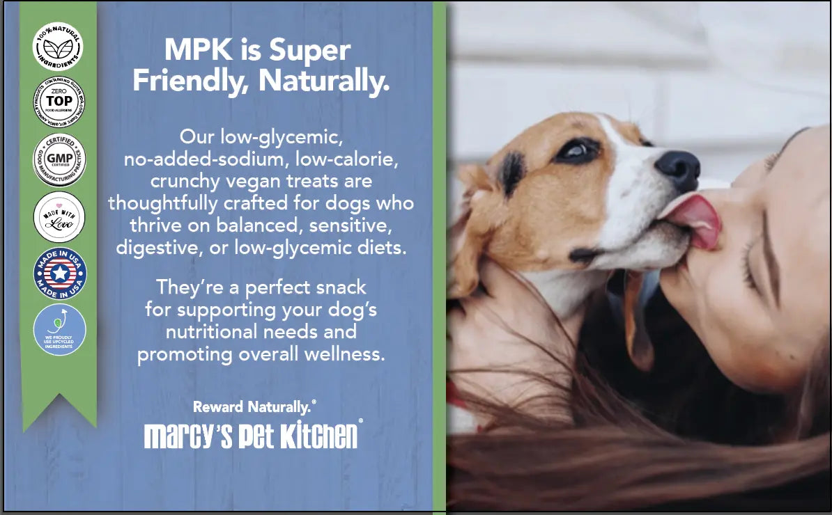 Marcy's Pet Kitchen-Vet Recommend- All Natural-Vegan Homemade,-Gluten Free-Chicken Free-for Sensitive Stomachs-Made in The USA Only Marcy's Pet Kitchen