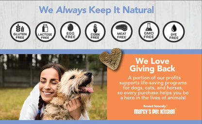 Marcy's Pet Kitchen- All Natural, Vegan Pumpkin Biscuit Dog Treats - Homemade-Vet Approved- Vegan, Gluten Free, Human Grade Ingredients, Made in The USA, Healthy Pumpkin Dog Treats Marcy's Pet Kitchen