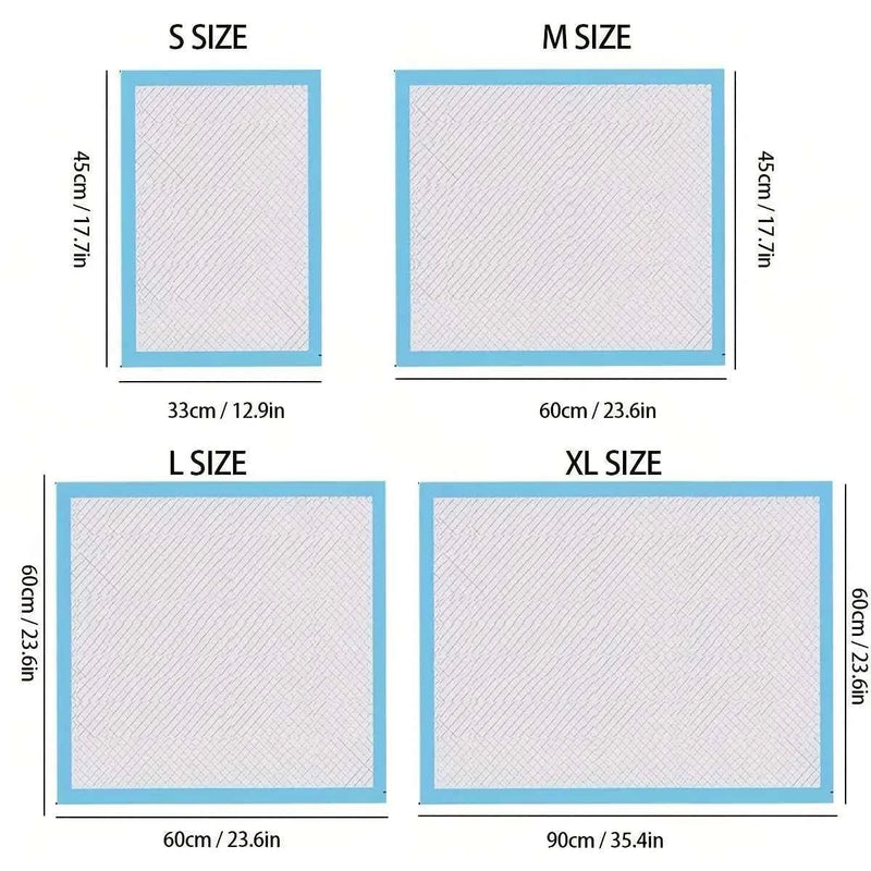 A Pet Pee Pad for Small Pets Like Rabbits, Hamsters, and Guinea Pigs, Disposable Absorbent Deodorizing Thickened Pad