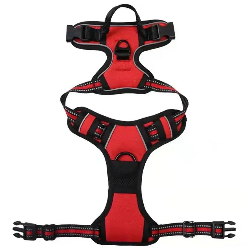 YOUSE Reflective Nylon Dog Harness - Adjustable Breathable Vest