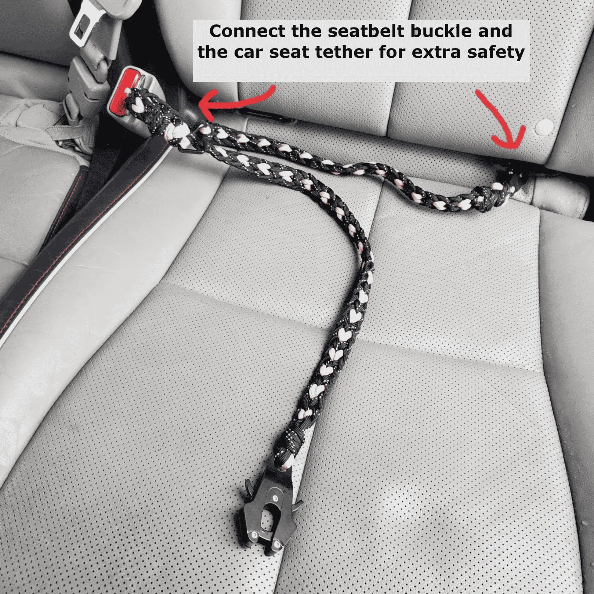 Seat Belt Tether (4-in-1 Connect) Carmella & Rose