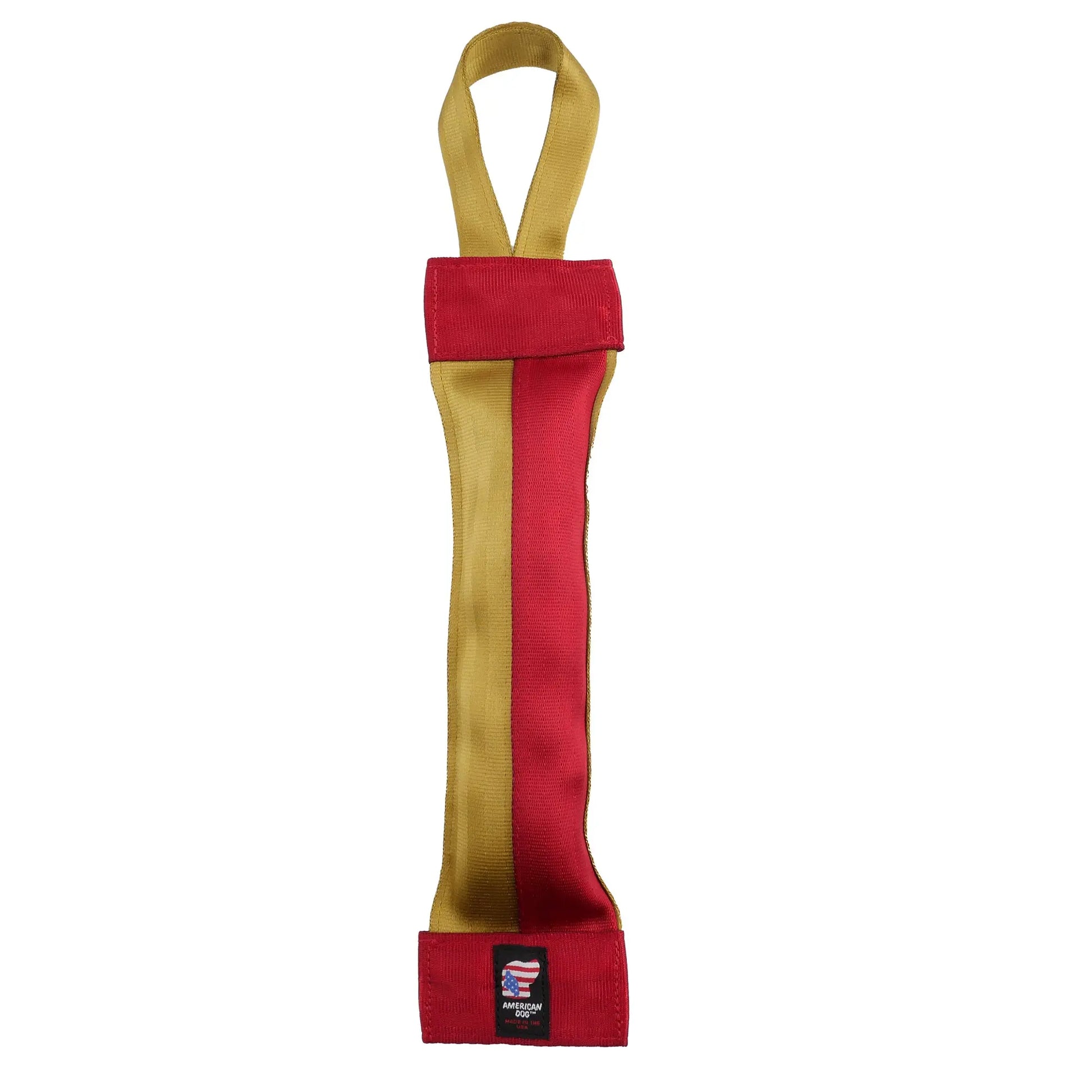 Seatbelt 2-Tone Tube Tug American Dog