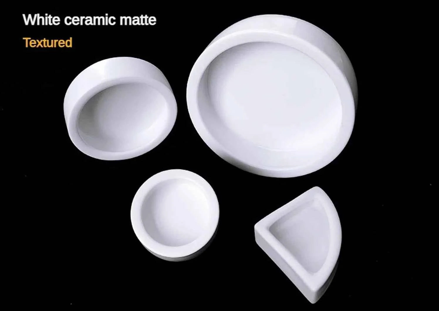 Reptile Water Food Bowl Worm Dish Ceramic Pet Bowls Anti-Escape Mini Reptile Mealworms Bowl for Lizard Bearded Dragon