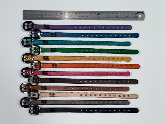 Genuine Leather Puppy Collars (set of 12) EZwhelp