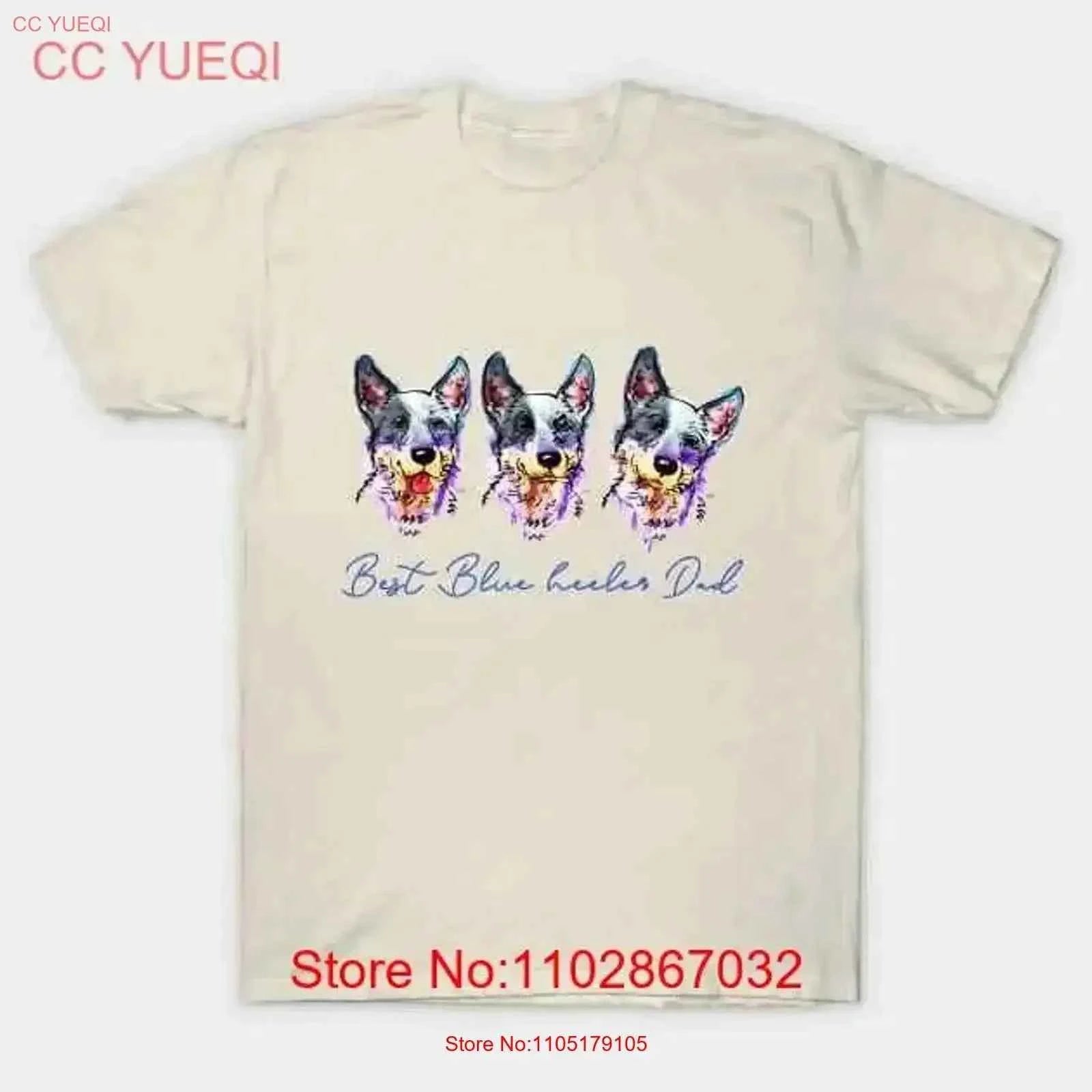 Blue Heeler Dad Made in Australia T Shirt S 5XL vintage Washed Slightly Versatile fashion designer clothes Casual graphic Soft