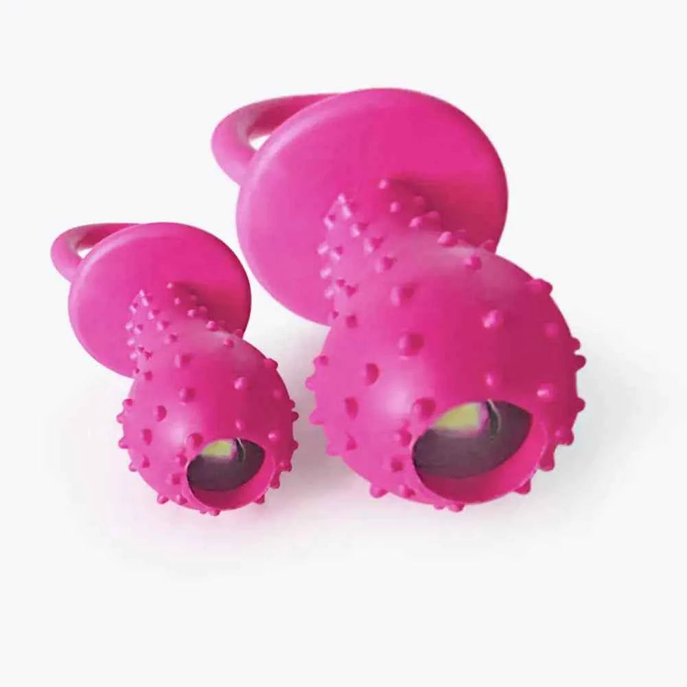 Pet Rubber Pacifier Dog Toy Interactive Rubber Soother Pet Dog Cat Puppy Elasticity Teeth Dog Chew Toys Tooth Cleaning Toy