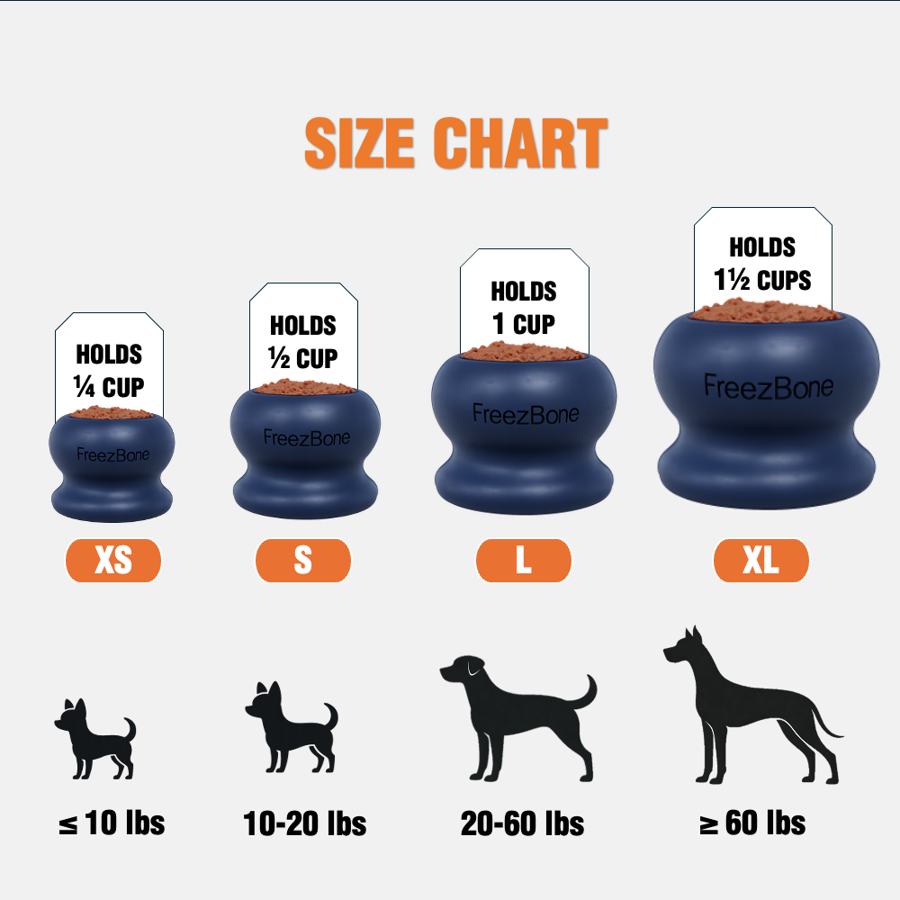 Freezball - Durable Fillable Dog Chew Bone Freezbone