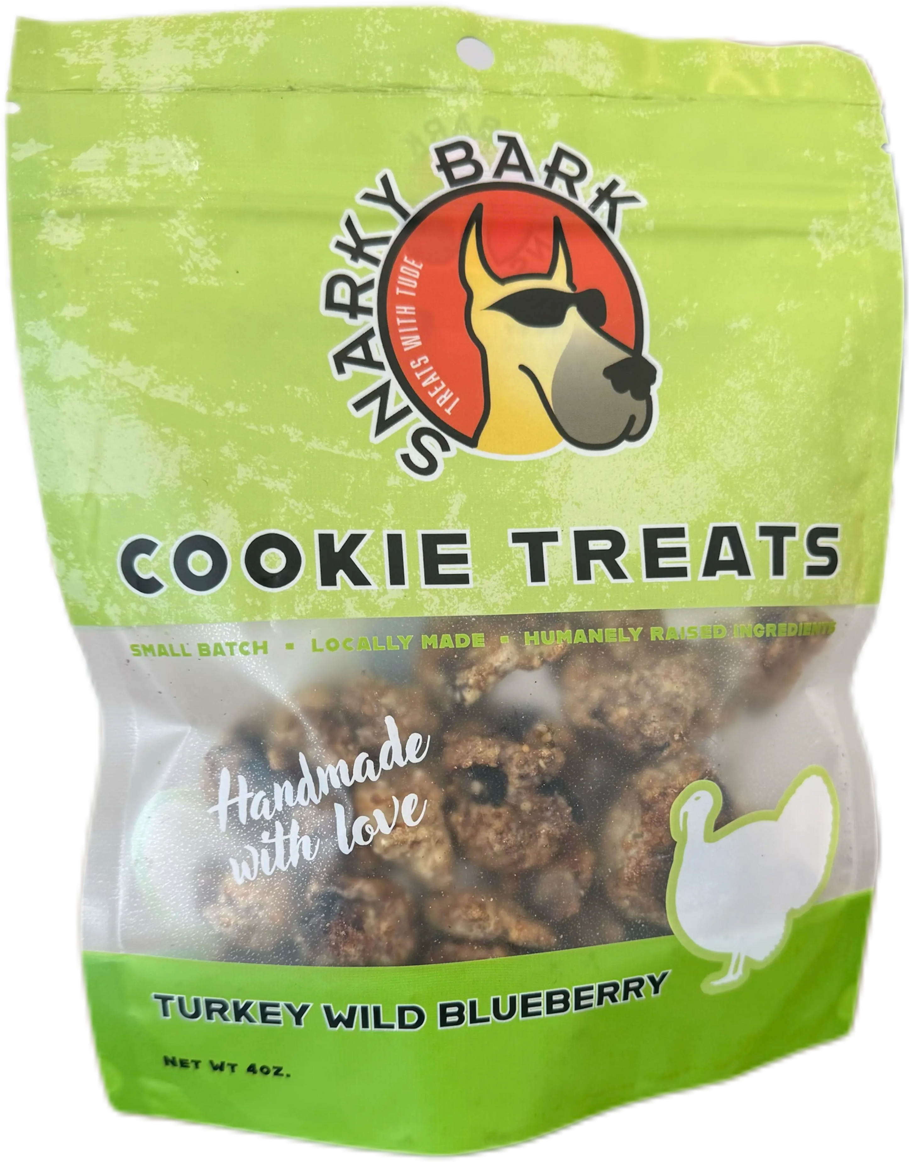 Snarky Bark Cookie Turkey Wild Blueberry - K9 Outdoors
