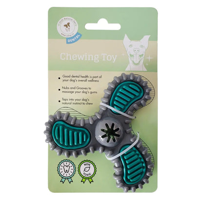 TPR Dental Spinner Dog Chew Toy – Durable Dental Care Fun for Light to Medium Chewers American Pet Supplies