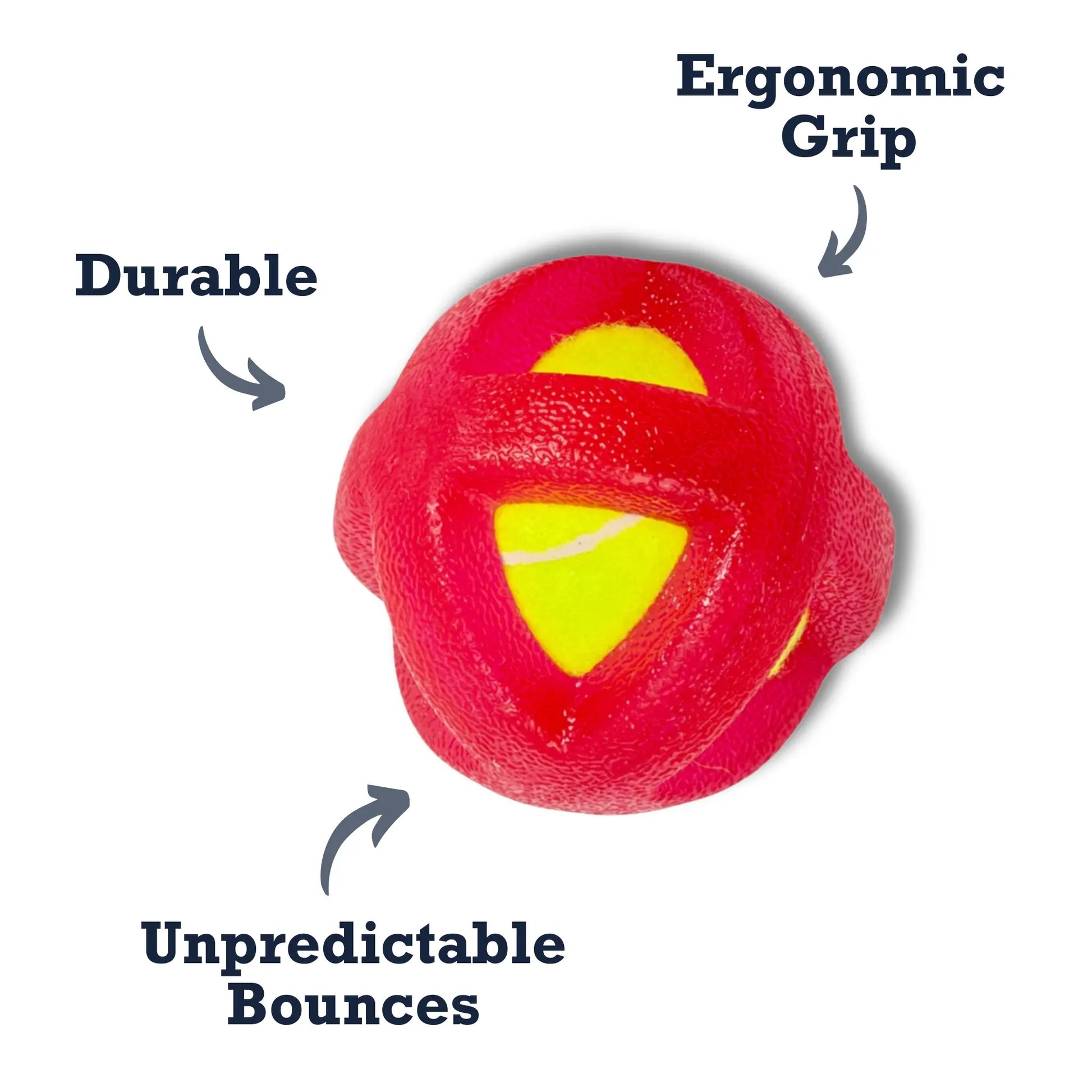 Country Living TPR-Coated Agility Tennis Ball Dog Toy – Durable & Pet-Safe American Pet Supplies